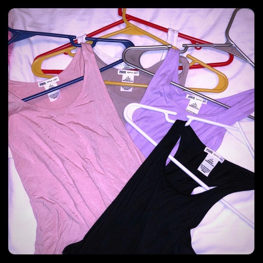 Bundle Pink Tank Tops 5 Items